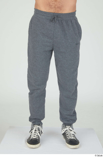 Simeon dressed grey joggers grey sneakers leg lower body sports…